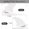ZUFECY Envelope Opners, 3pcs Letter Cutter with Concealed Sharp Blade