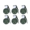 6PCS Kids Hand Grenades Toy with Realistic Sound Light Effect