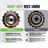 YAMATIC Flexible Durable Pressure Washer Hose 1/4" M22-14mm Quick Connectors