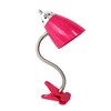 Limelights LD2001-PNK Flossy Flexible Gooseneck Clip Light, Pink