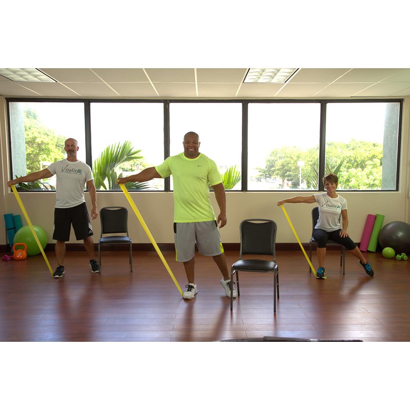 Vitality 4 Life Resistance Band for Seniors: Light Resistance, 4
