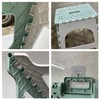 TRANOMOS Shower Stool for Inside Shower Shaving Legs, Foldable Shower