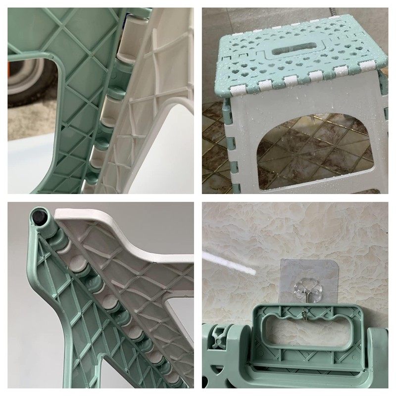 TRANOMOS Shower Stool for Inside Shower Shaving Legs, Foldable Shower