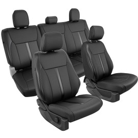 ® for Ford F150 Seat Covers 2015-2023 2024 2025 2026, Black