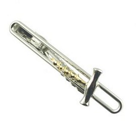 Tie bar~Tie Clip~Novelty Corkscrew Tie Bar 73mm Select Gift Pouch