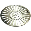 Bengs Modellbau Floor Drain Grille Stainless Steel V4A Brushed Fits