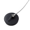 YUXITA Rubber Bath Plug with Chain Drain Stopper Handy Rubber