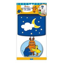 Wandsticker "Die Maus" mit Licht: 19 x 35 cm: Sticker Aufkleber Nachtlicht (Wandsticker mit Licht)
