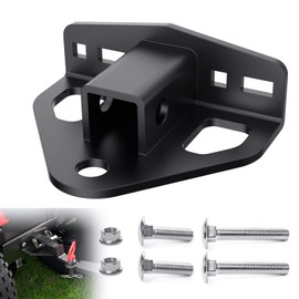 Zero Turn Lawn Mower Hitch with 1 1/4 Hitch Receiver，6mm Thicker Heavy Duty Steel Trailer Receivers Hitch, Compatible with Many Models Lawn Mower, Tractor, Trailer, Golf Cart Etc