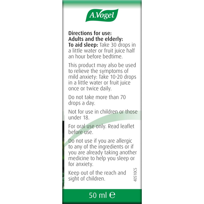 A.Vogel Dormeasan Sleep Valerian-Hops Oral Drops | Sleeping Aid |
