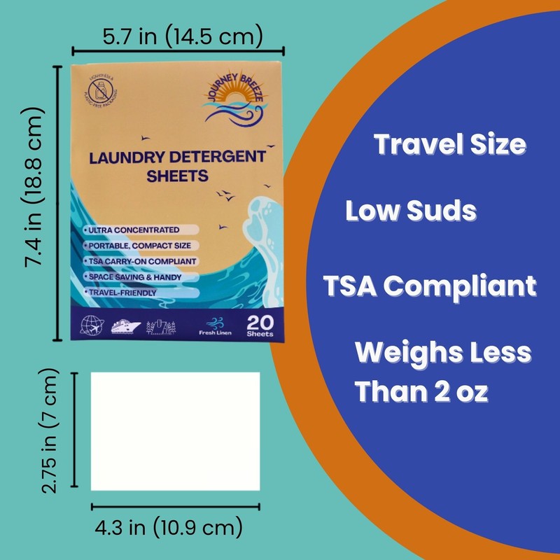 Travel Laundry Detergent Sheets and Travel Laundry Bag – Laundry