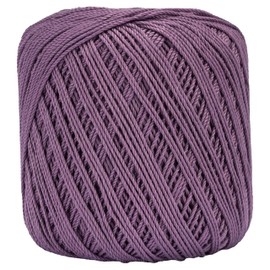 Coats Crochet 182-871 Aunt Lydia's Fashion Crochet, Cotton Size 3, Plum