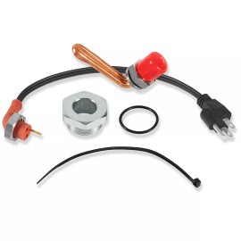 For John Deere Tractors DZ102076 Engine Coolant Heater Kit for John Deere Tractors, Engine Block Heater