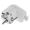 5 Stück KEL Winkelstecker Uni-Schuko, abgewinkelter und zerlegbar, 2p+Z Schuko