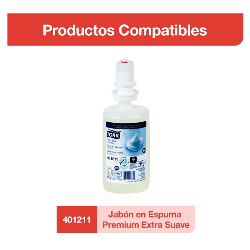 Tork 460.010 Stainless Steel Foam Soap Dispenser