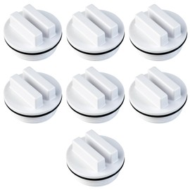BlueStars SP1022C 1.5" Pool Plug with O-Ring Threaded for Winterizing Pools During Winter Season - Compatible with Most Hayward Pentair Pool Filter Drain Plug - Pack of 7