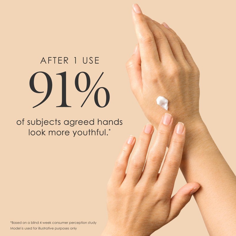 BODY FIRM Crepe Erase Ultra-Reparative Hand Cream, Anti-Aging Hand Treatment,