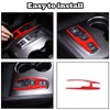 Heutamo Gear Shift Button Frame Trim for Honda Pilot 2016-2022/Ridgeline