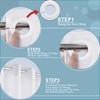 Conbo Mio Hotel Style Fabric Shower Curtain Set with Snap