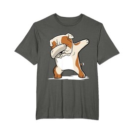 Dabbing Bulldog Inglese Dab Dance Cane Maglietta