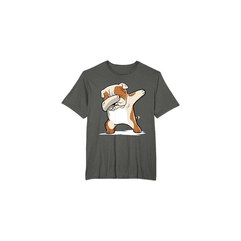 Dabbing Bulldog Inglese Dab Dance Cane Maglietta