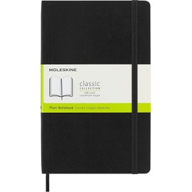 Moleskine Libreta Clásica Grande Negra Hoja Blanca Pasta Suave