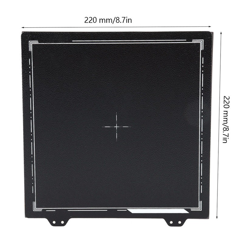 Spring Steel Sheet Black Powder Plate for Prusa Anet CR-20