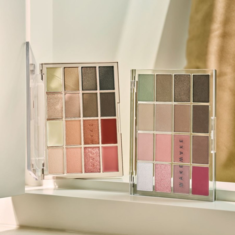 WAKEMAKE Soft Blurring Eye Palette - [SINGLE] 25 Healthy Coral