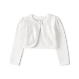Gymboree,and Toddler Long Sleeve Cardigan,Soft White,6