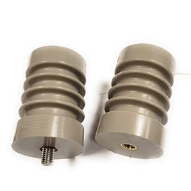 GENERIC CS-013 INSULATED STANDOFF 3 3/4 H X 3.5 O.D. (2PCS) M/F STUD MOUNT .42 INCH