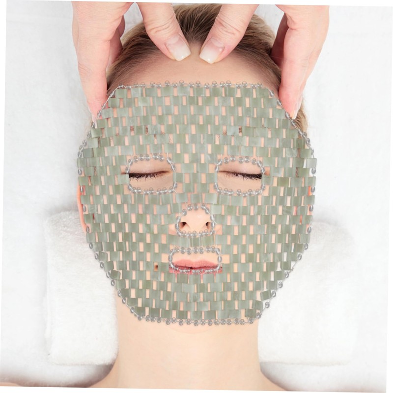 Outanaya Jade Cooling Mask for Face and Eyes Soothing Jade