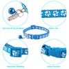 Deetenks Cat Collars 19 Pack Footprint Cat ID Collars Adjustable