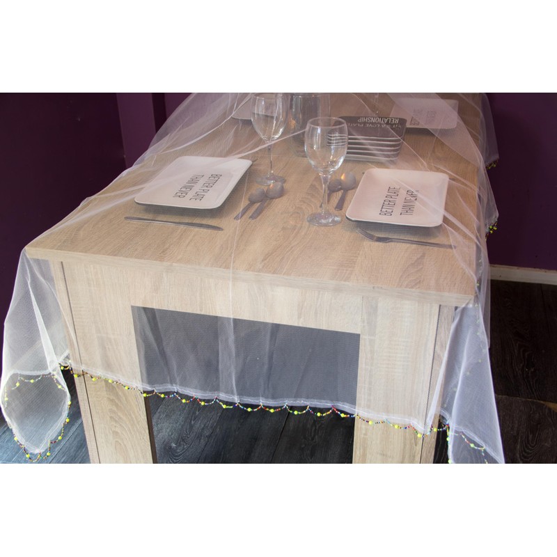 BillionHers Dining Table Food Covers - Beaded Handmade Net Food