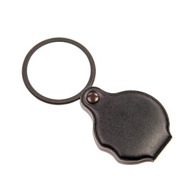 Carson Lupa de Bolsillo de Cristal Deslizante 4X con Funda Protectora integrada (GN-11)