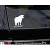 Got Beef? ~ Black Angus Bull Window Decal Sticker