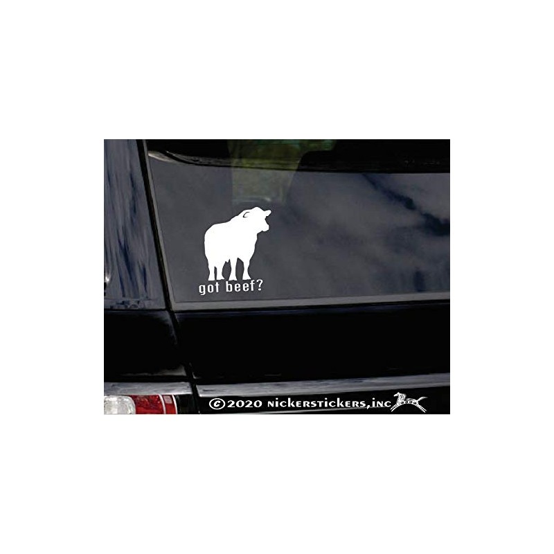 Got Beef? ~ Black Angus Bull Window Decal Sticker