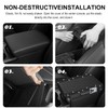 NBTEPEM Bling Car Center Console Cover, Leather Car Arm Rest
