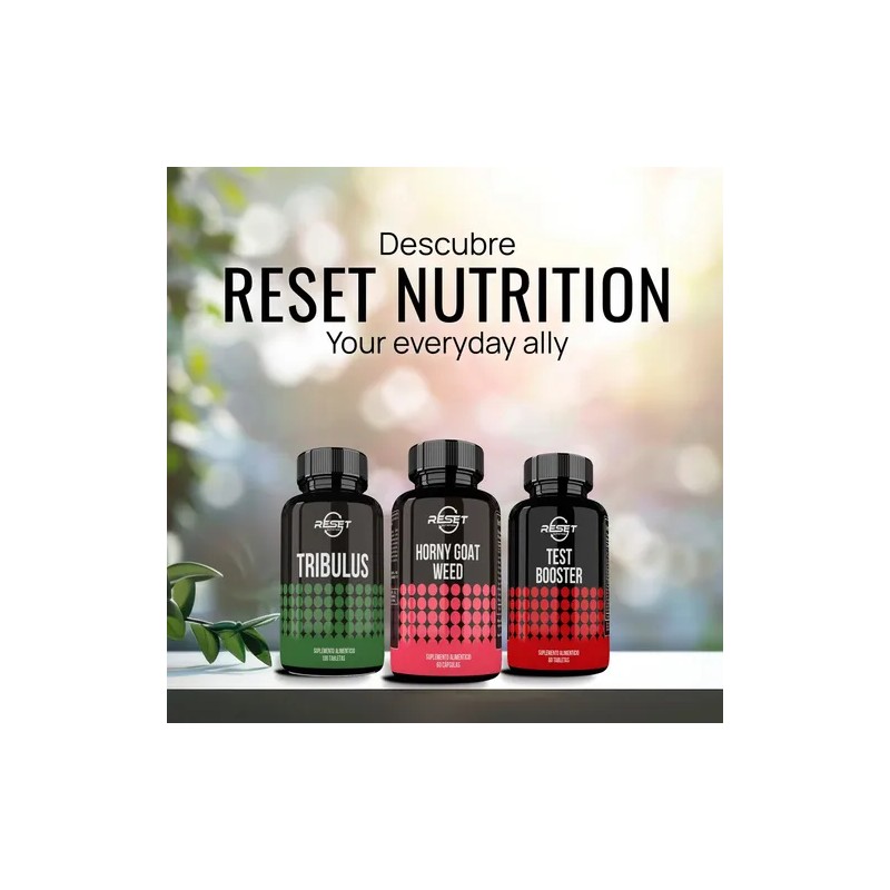 Reset Nutrition Horny Goat Energía Potencia Masculina 60cáps Sabor Sin