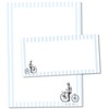 TYSK Design Letter Paper Vintage Blue (Choice of Design) 50
