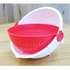 Kokubo Kogyo KK-310 Drainer Colander, Gray, Approx. 10.0 x 10.0