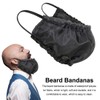 LuLiyLdJ Black Beard Covers Face Beard Apron Beard Stencil Shaving