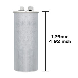 VEXUNGA 60uF 60 MFD 370VAC 440VAC 450VAC 50/60Hz CBB65 CBB65B Run Start Capacitor for AC Unit Fan Motor Start or Pool Pump or Air Condenser Straight Cool