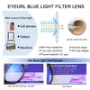 EYEURL-Gafas de lectura Cateye para mujer con bloqueo de luz