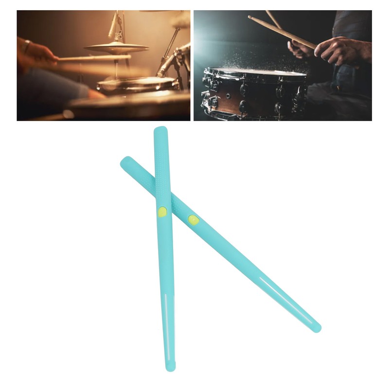Virtual Air Drum Kit RGB Lamp 8 Sound Effects Bluetooth