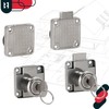 KOTARBAU® Set of 2 Furniture Locks for Screw-On Furniture Doors