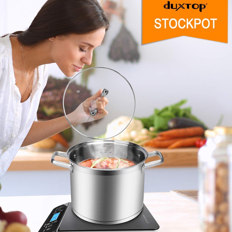 Duxtop Professional Stainless Steel Cookware Induction Ready Impact-bonded Technology (8.6Qt