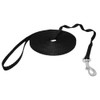 Mini Tracking Recall Dog Lead Training Lead, 15m, Black