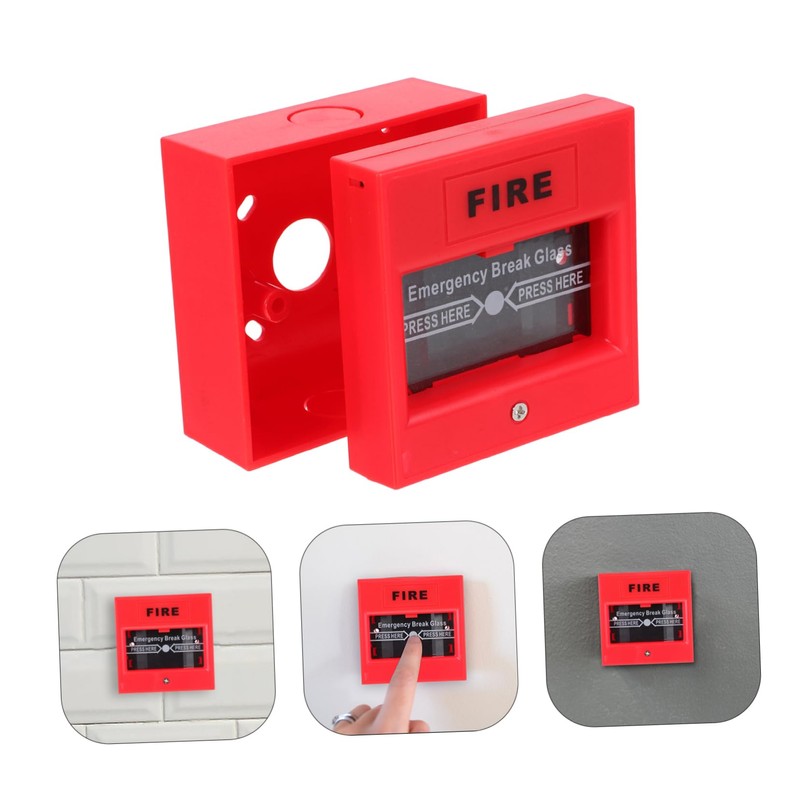 jojofuny Emergency Call Station, Resettable Manual Alarm Point, Fire Alarm