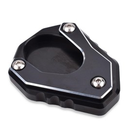 LEDISHUN Motorcycle Side Stand Plate Kawasaki Ninja 400 Z400 (2018-2023) Ninja 250 Z250 (2019-2023) ZX-25R(2020-2023) ZX-4R ZX-4RR (2023+) Versis 650 ( 2015 - 2020) (Black)