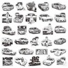 KRGNPLE 75 Pcs Anime Stickers Waterproof Sticker Notebook Notebook Cute